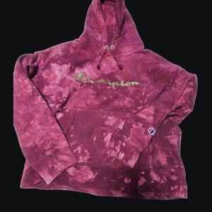 Champion Women's Tie-Dye Hoodie - Pink